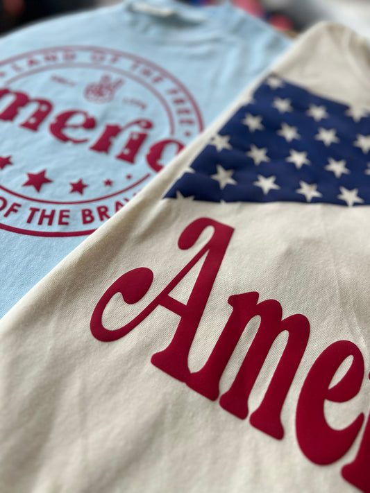 America Boxy Tee