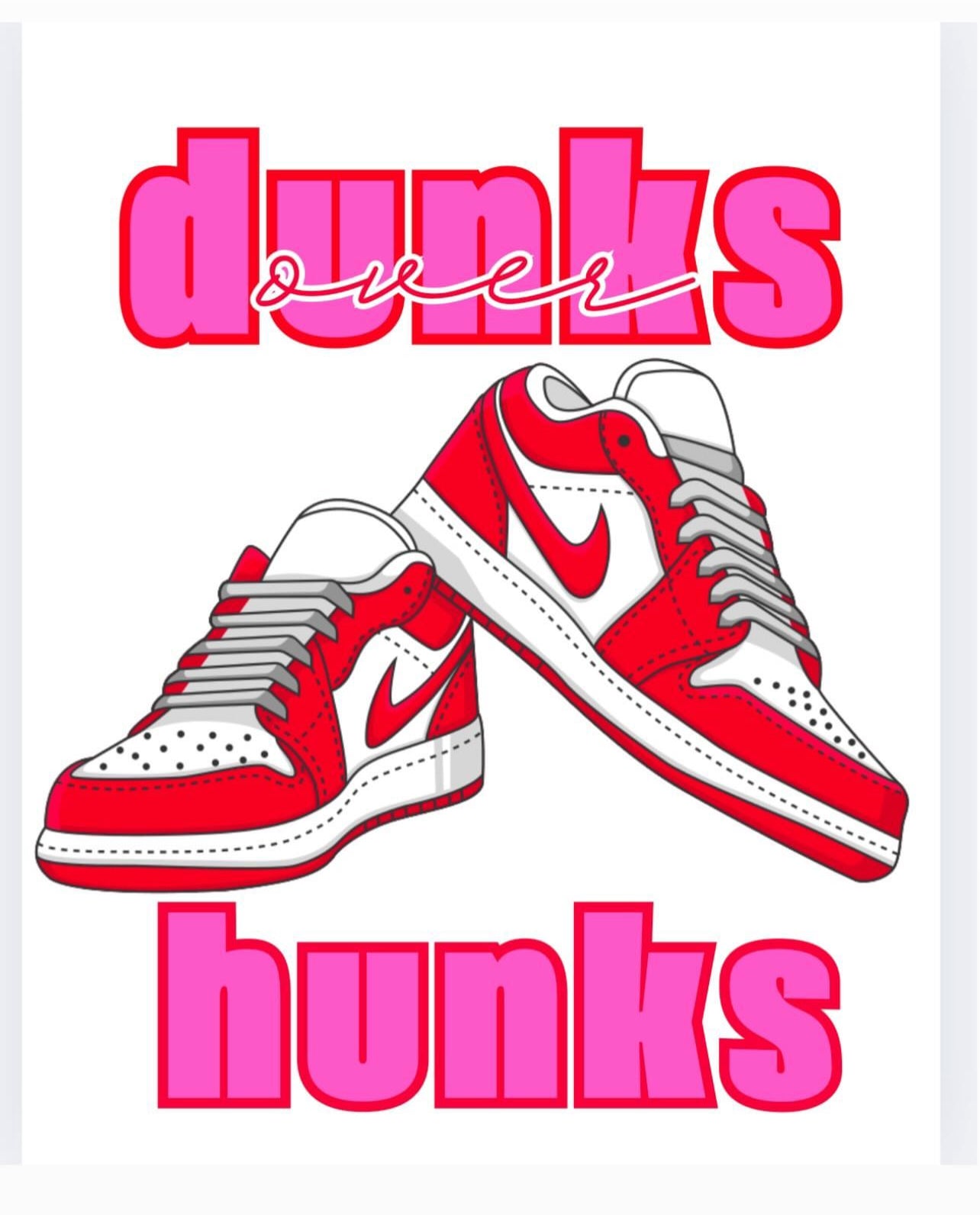 Dunks Over Hunks Kids Tee