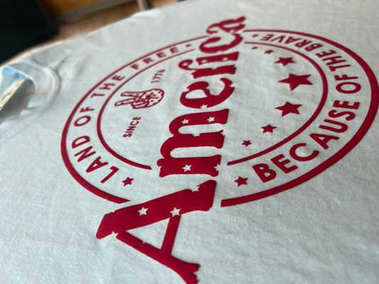 Land of the Free Boxy Tee