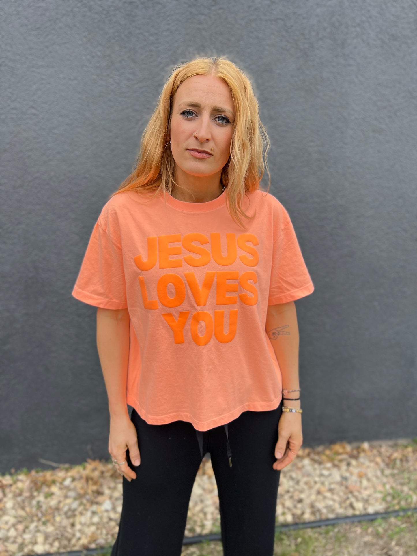 Orange Sherbet Jesus Loves You