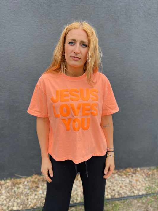 Orange Sherbet Jesus Loves You