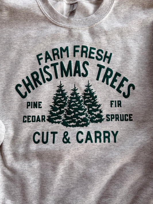 Farm Fresh Christmas Trees Crewneck