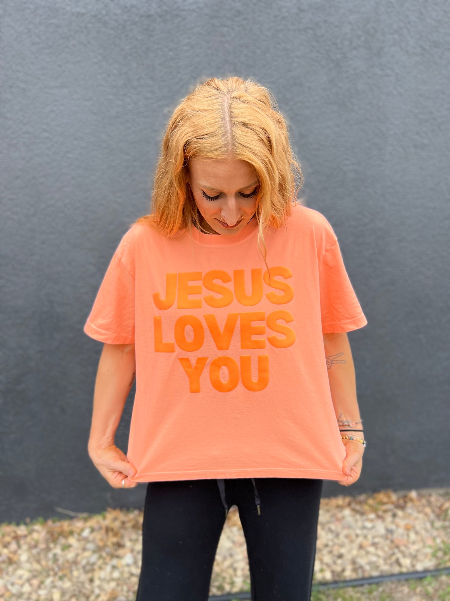 Orange Sherbet Jesus Loves You