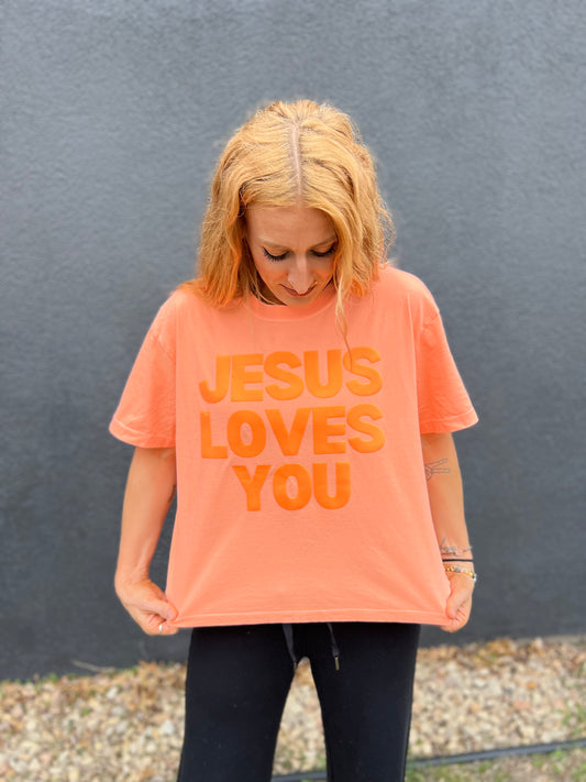 Orange Sherbet Jesus Loves You