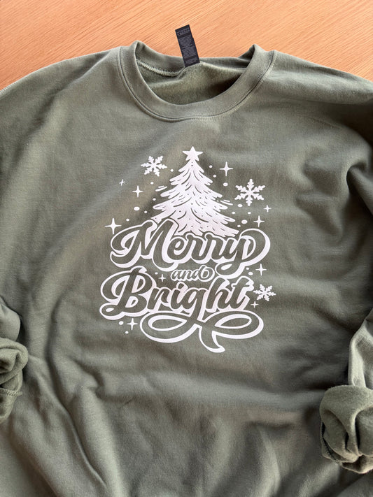 Merry & Bright Crewneck