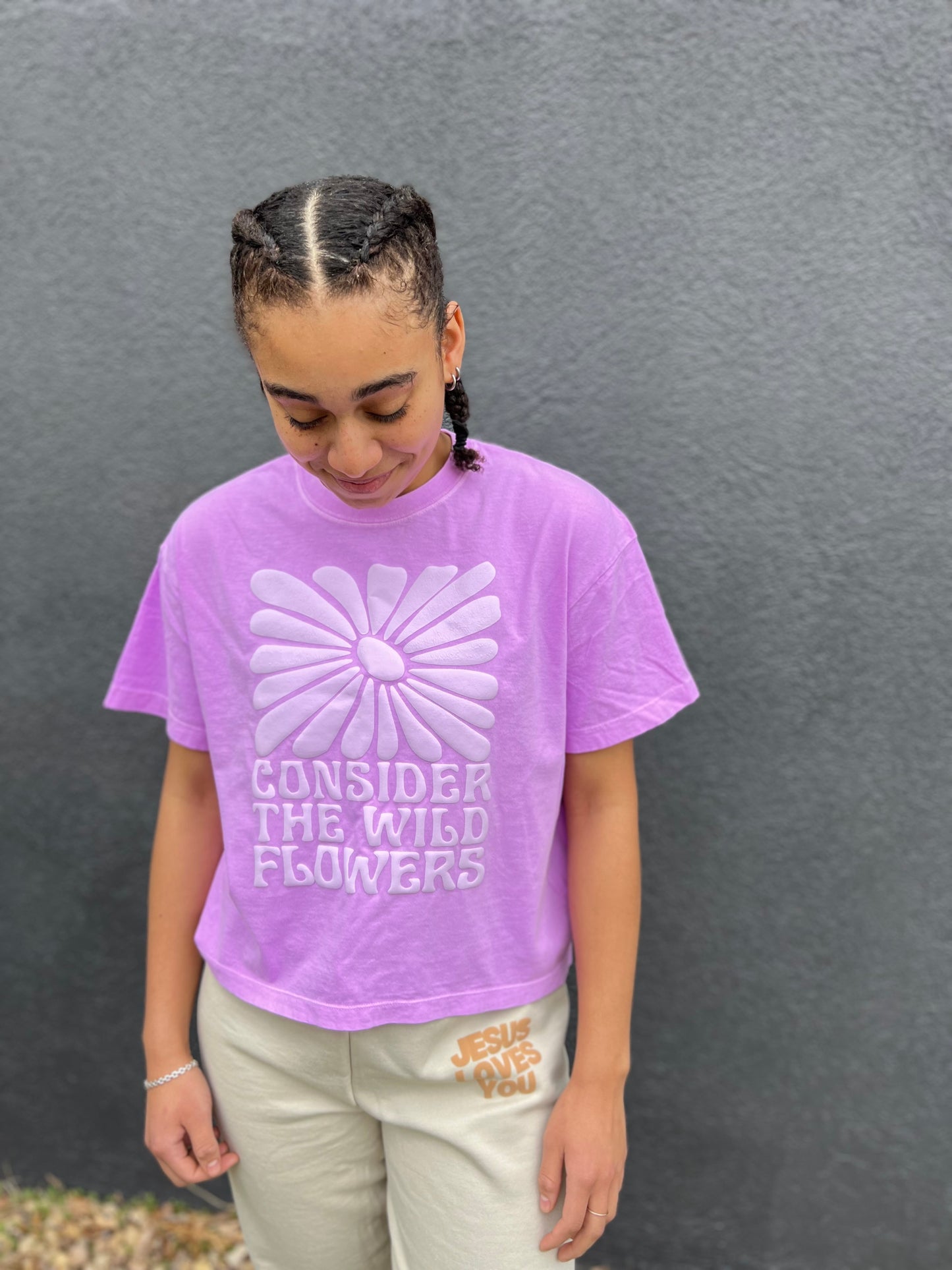 Consider The Wildflowers Boxy Tee